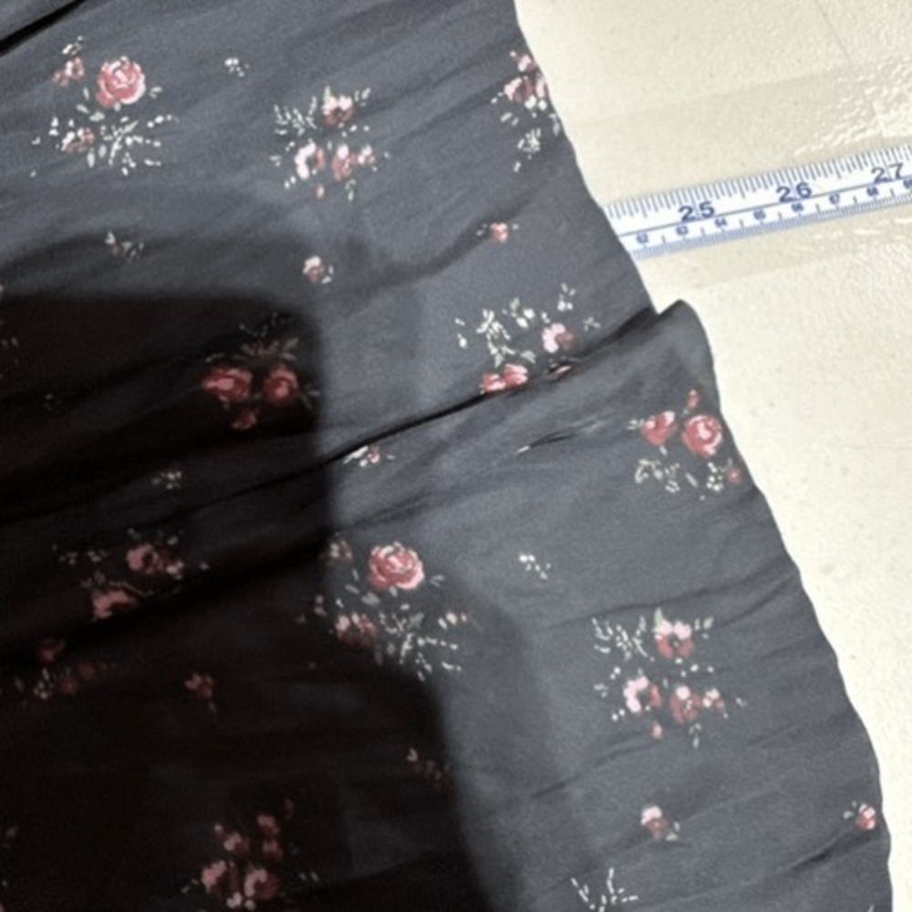 Ulla Johnson Margot Blouse Womens 2 Black Floral Smocked Halter Boho Cottagecore - Picture 8 of 12